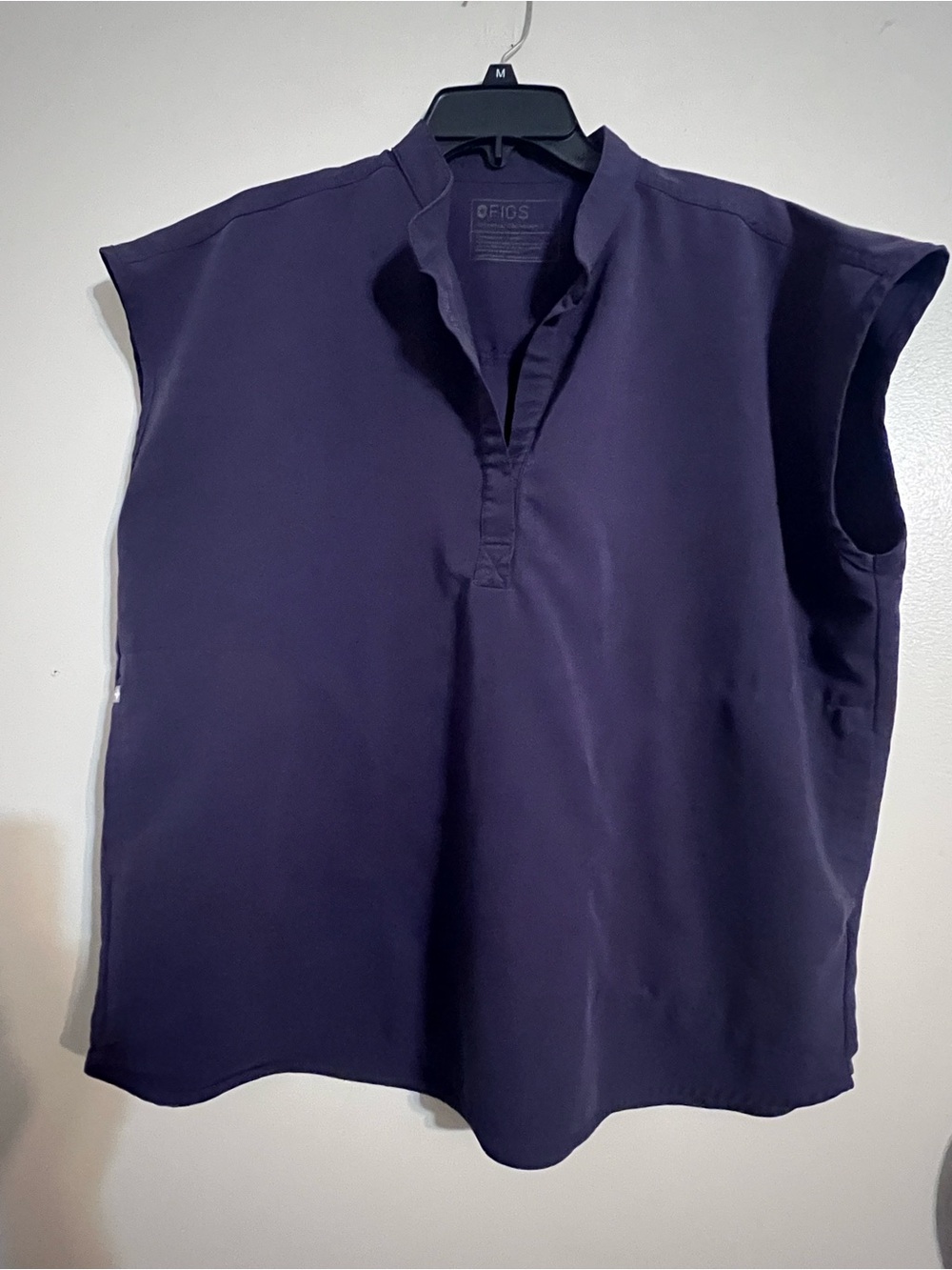 Women’s matching figs scrub set deep purple
